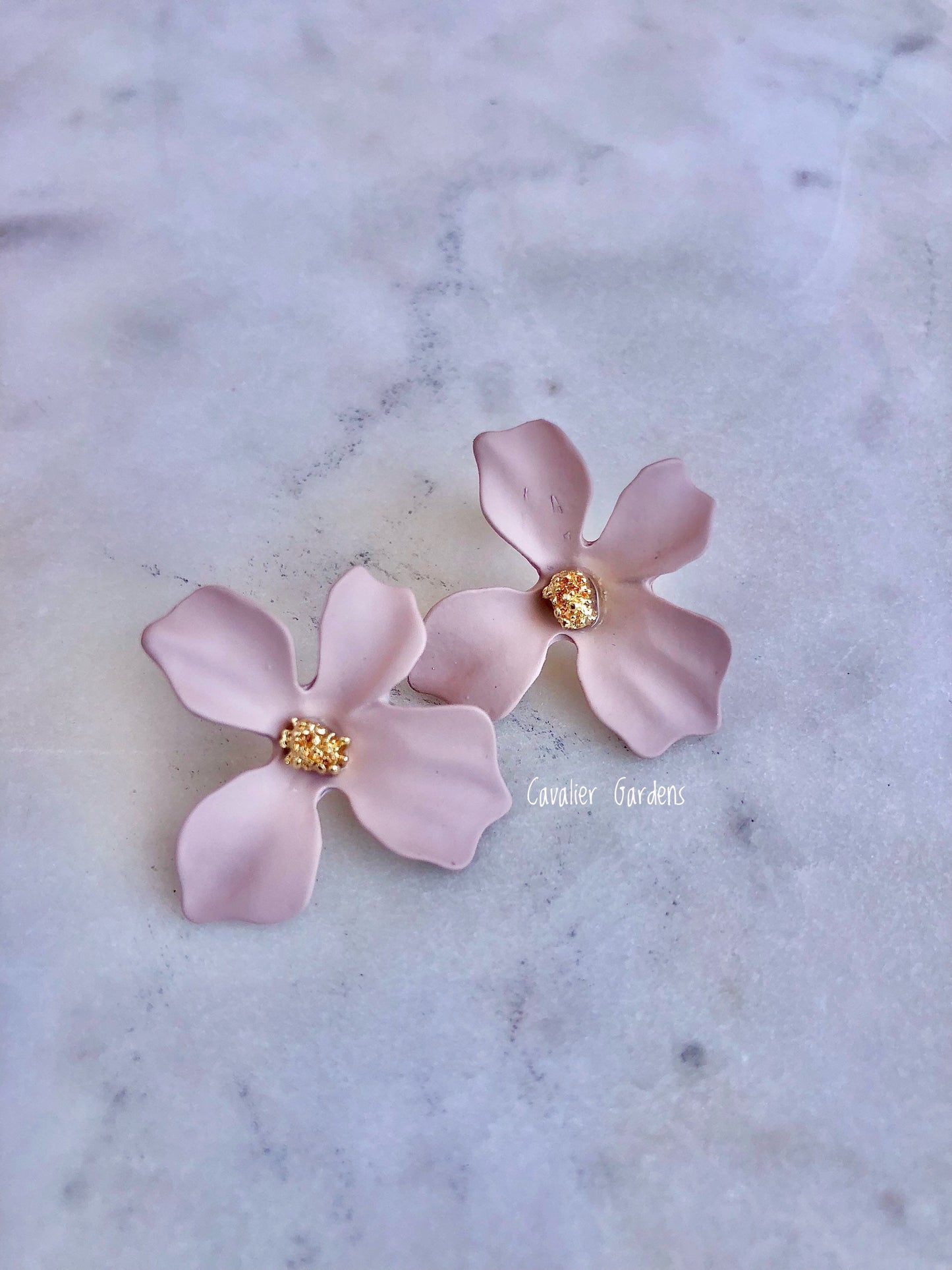 Periwinkle Floral Earrings