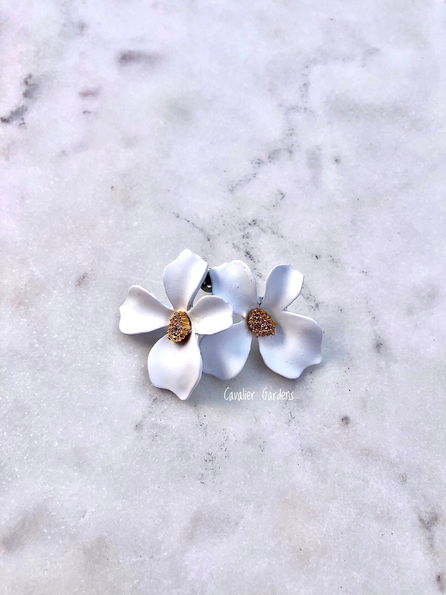 Periwinkle Floral Earrings